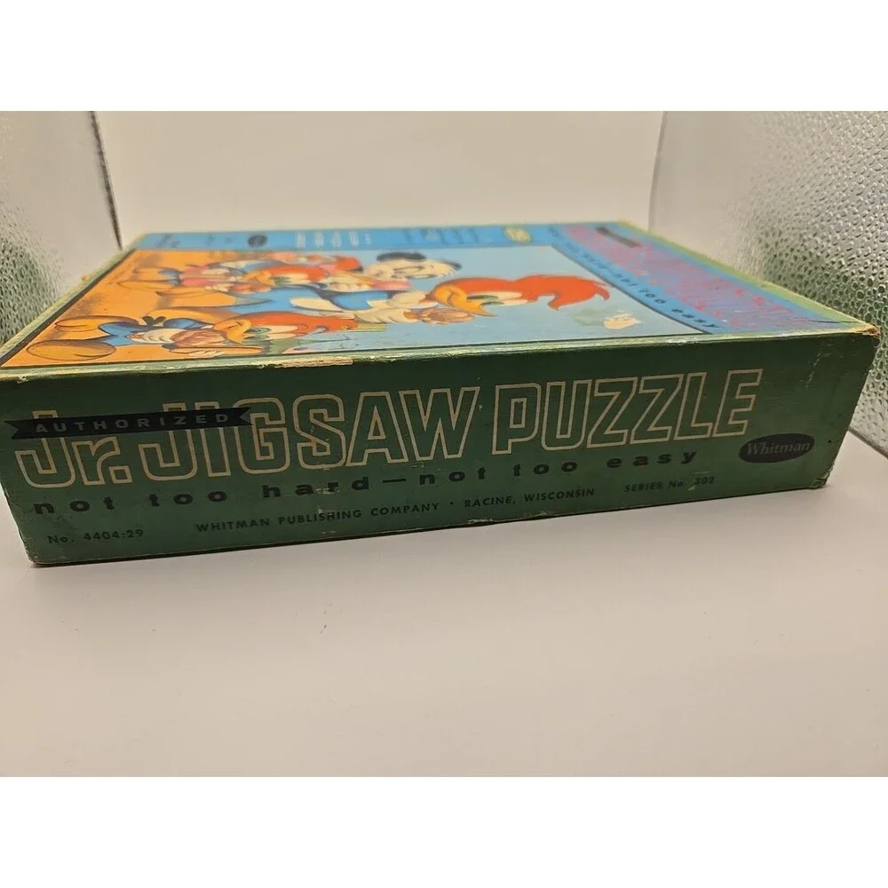 Woody Woodpecker Whitman Jr. Jigsaw Puzzle, Vintage, Complete in Box 4409-29